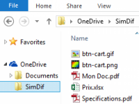 บนคอมพิวเตอร์ ให้ใช้ File Explorer เพื่อเพิ่มไฟล์ไปที่ OneDrive