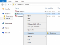 ให้ใช้ File Explorer เพื่อแชร์ไฟล์จาก OneDrive.